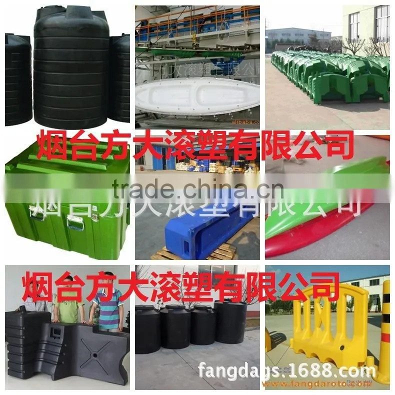 Three arms five stations rotomolding machine