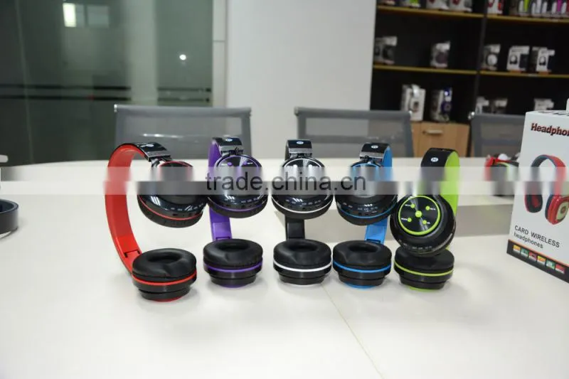 Wholesale Price sports stereo wireless bluetooth headset Stereo Headphone with Microphone