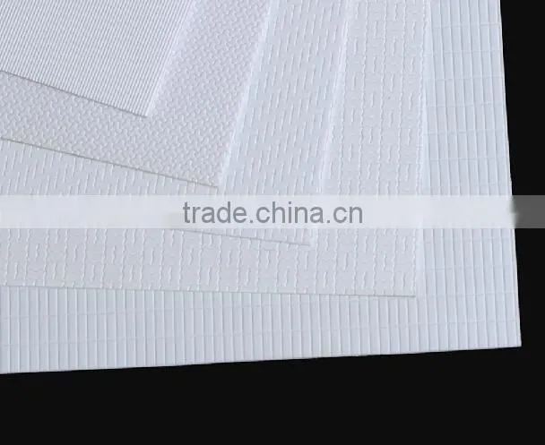 mininature architectural scale model ,ABS plastic sheet, white scale models, outdoor wall plastic model , MS-.0.8*0.2