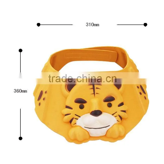 New style tiger design children hair washing cap