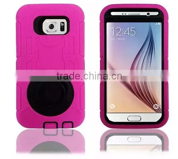Fashion Design Armor Silicone PU Case For Samsung Galaxy S6