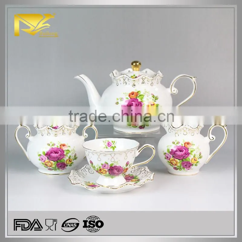 China supplier ceramic soup bowl with handle