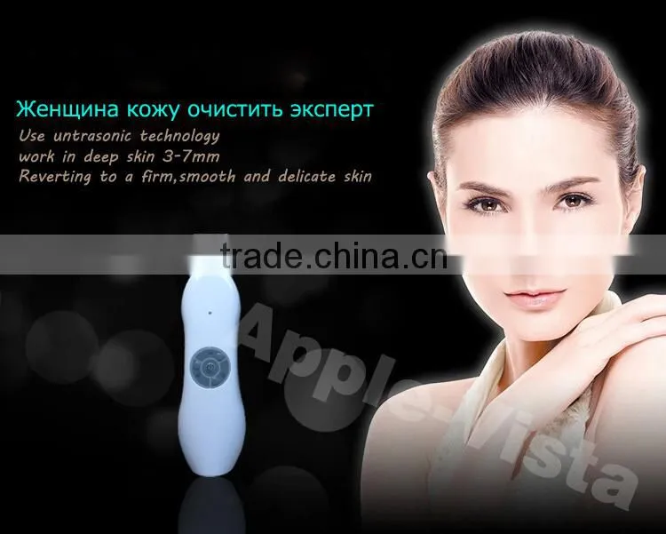 Skin peeling ultrasound machine for home use