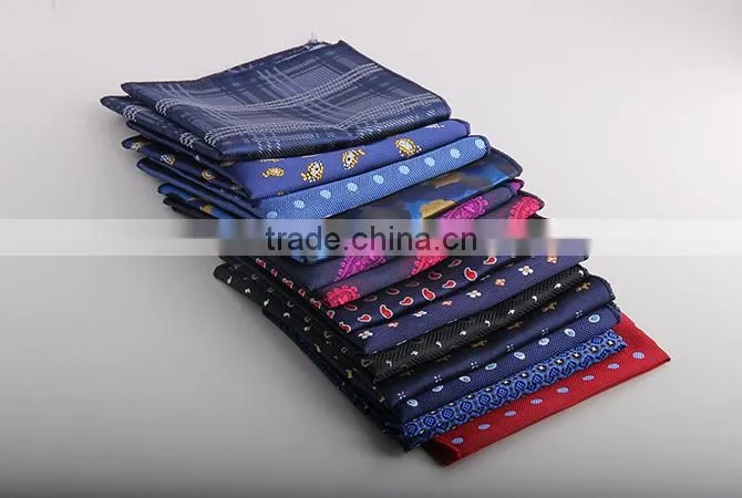 Custom hotsale printed polyester pocket square