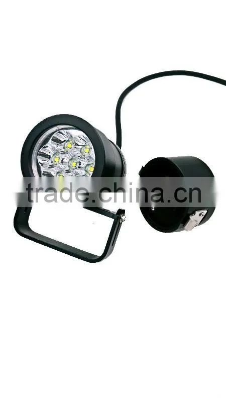 DY-L30,the msot professional diving light,cansiter diving light,XML LED*7PCS,5000lm,,18.2ah lion rechargeable battery,go