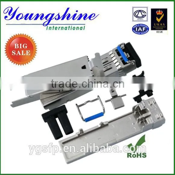 155M LH SFP Optics Transceiver 850nm 2km Reach On SMF Dual LC Connector Transceiver Housing