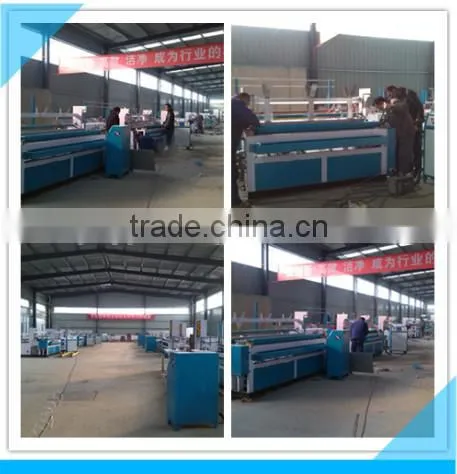 Dispenser Paper Making Machine , Automatic Toilet Paper Rolling Machine