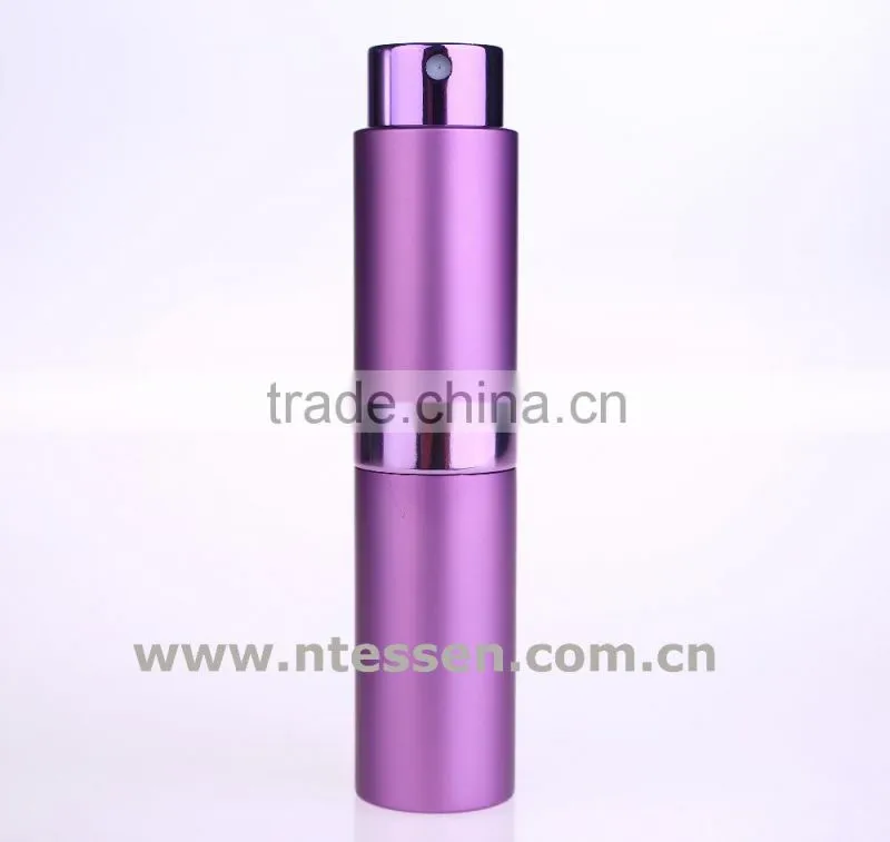 8ml /10ml /15ml Wholesale Leak Proof Aluminium Twist Up Perfume Bottle Travel Stype