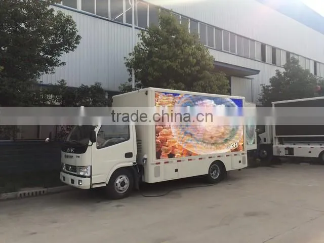 Factory price new design top sell P10 waterproof screen full color led advertising truck