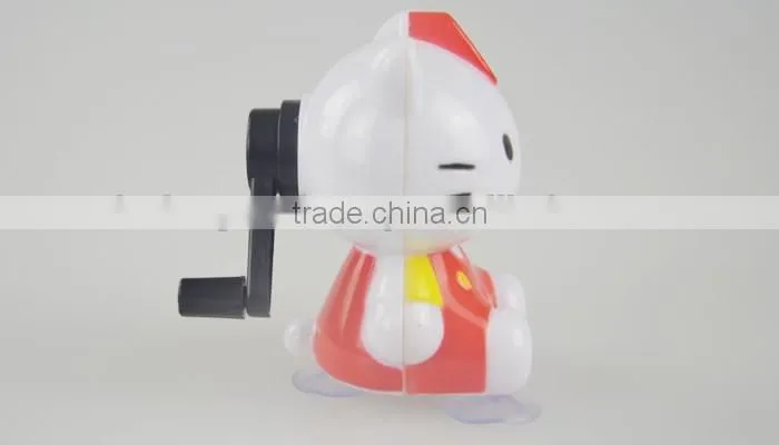 Custom Non-toxic Hello Kitty plastic pencil sharpener