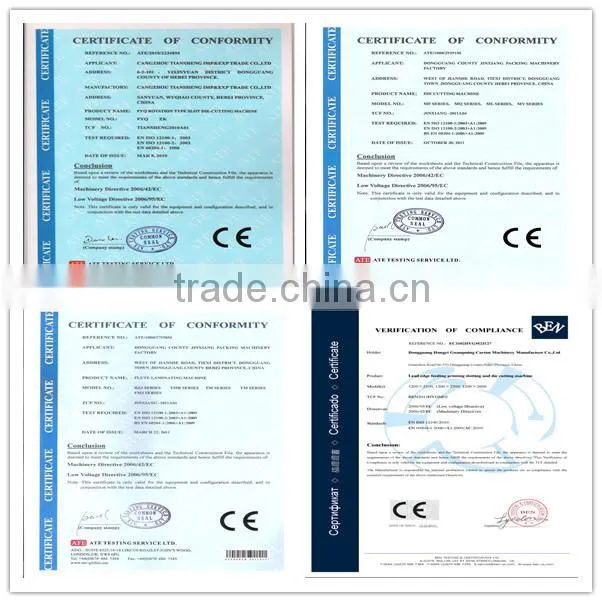 China top seller Semi-automatic flute laminater machine/High speed Automatic Flute laminator machine