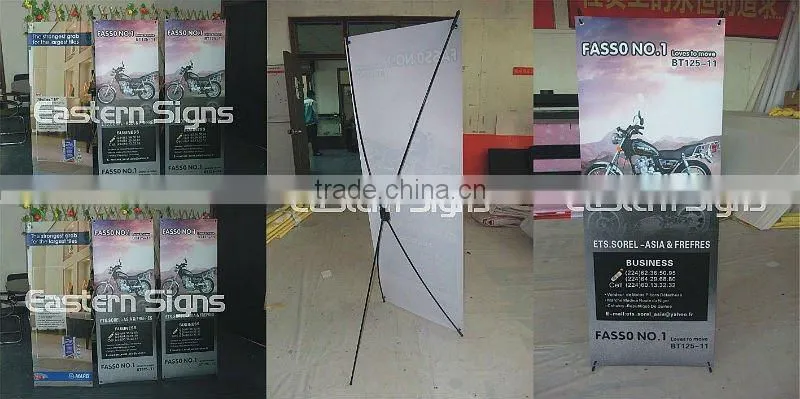 Aluminum X Banner Stand outdoor banner
