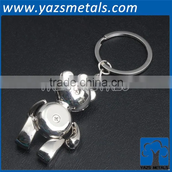 promotion 3D engrave custom keychain metal