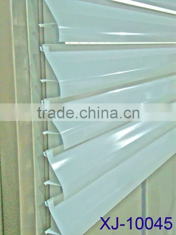 Manual adjustable aerofoil aluminum sun louver