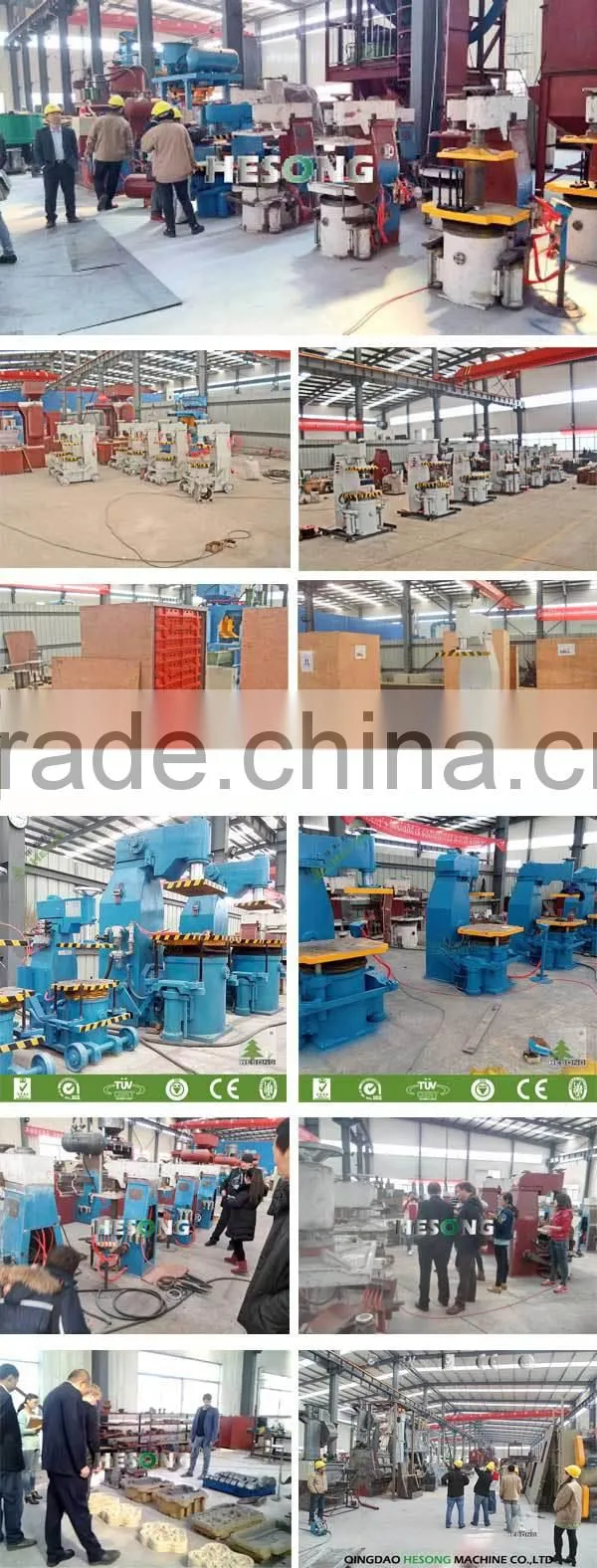 Cast Iron Moulding Machine / Hesong Foundry Machinery