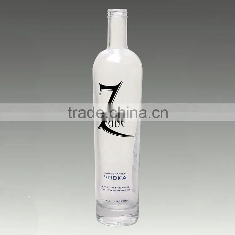 Workable price high moods frosted alcohol glass bottle frosted vodka 500ml beverage bottle