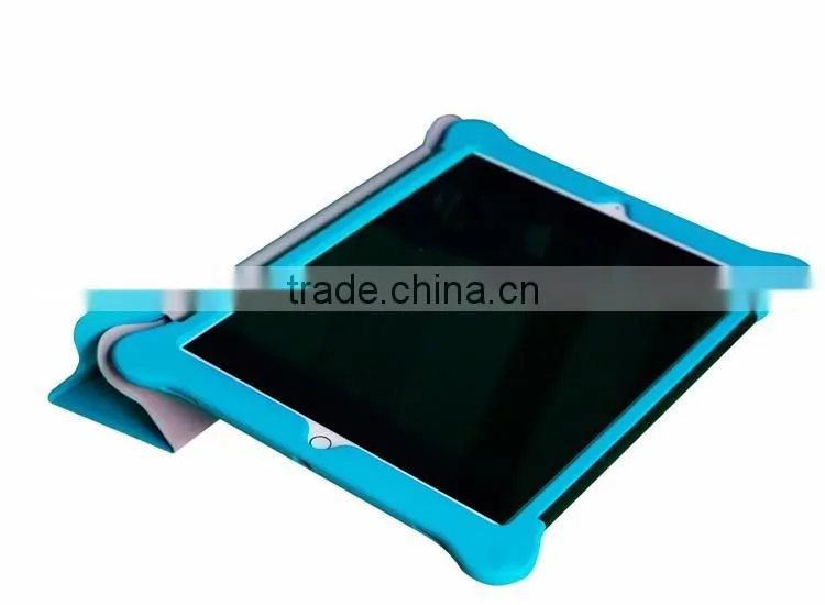 2016 New Design 3 in1 With Stand Flip cover Hard PC+PU leather+Silicone Shockproof Tablet Case for Apple ipad pro 9.7/12.9 inch