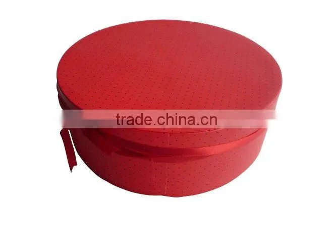 Red paper hat box