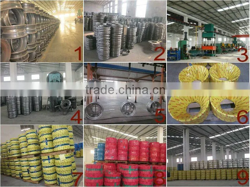 Tubeless steel wheel,truck wheel steel wheel,heavy truck wheel (22.5*9.00 wheel)