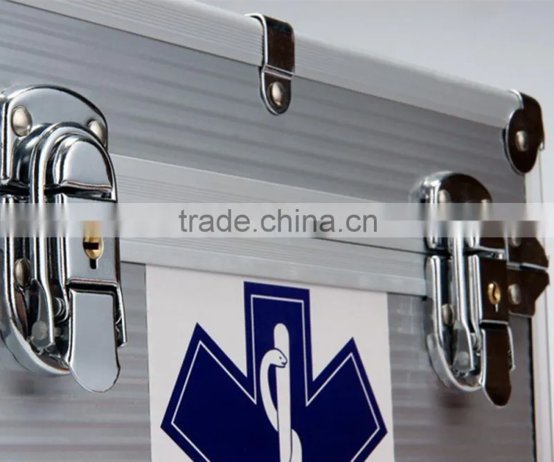 Aluminum metal emergency first aid kit