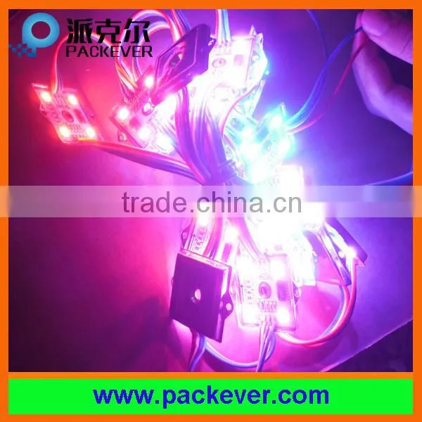 DC12V 4LEDs square shape RGB ws2801 LED pixel module