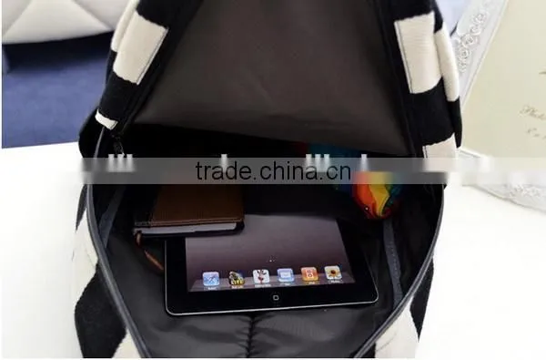 Korean Style Fashion Canvas Backpack for Girl