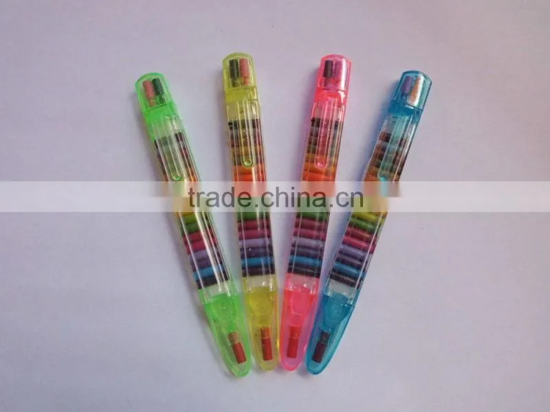 20 colors bullet pencil crayons for kids