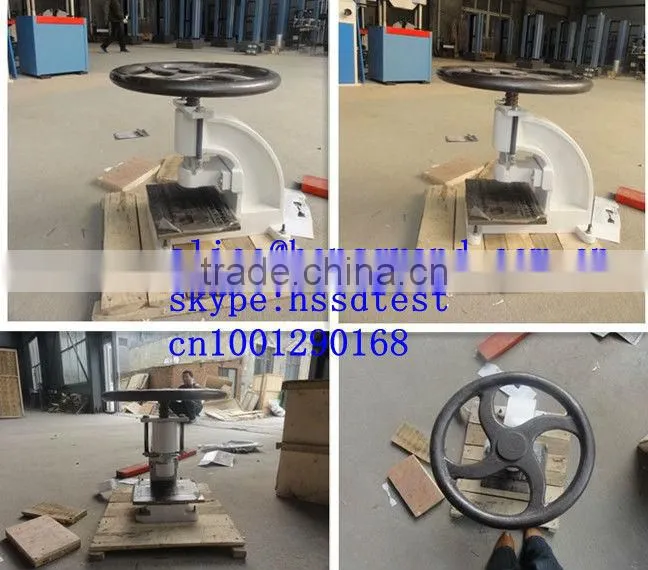 Rubber Dumbbell Die Cut Specimen making machine
