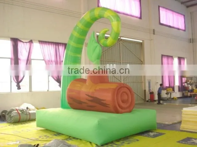 Selling giant advertising inflatable cartoon forest decoration for sale