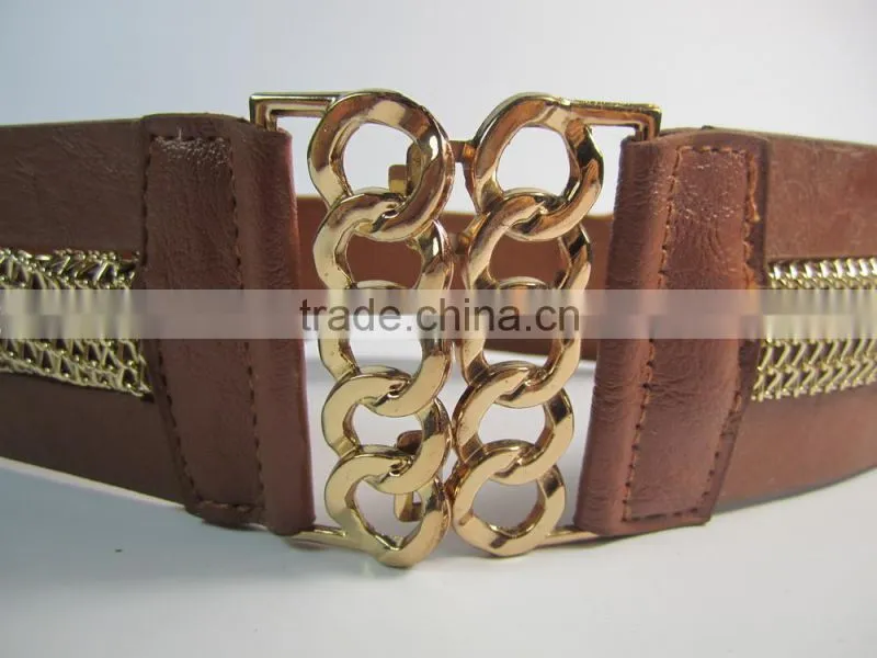 elastic chain decorative fashion ladies belt