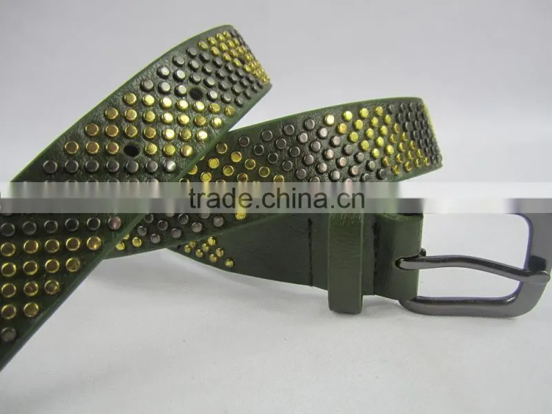 studded women fashion belt fashion metal belts