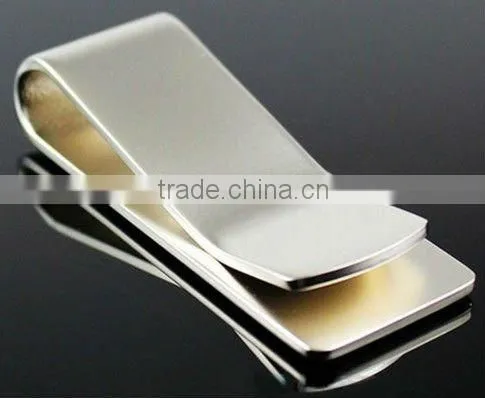 custom cool stainless steel money clip ,fashion stainless steel money clips