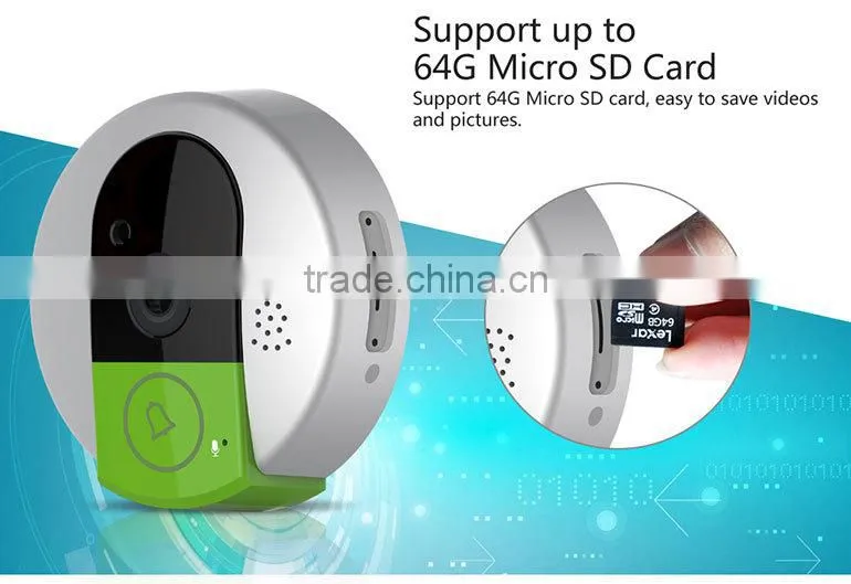 VStarcam Smart Home Plug and Play 720p Android iPhone security wifi doorbell camera