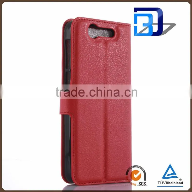 New products 2016 innovation product Stand Wallet Lychee Flip Leather cover for ZTE Blade S7 case mobile accessories