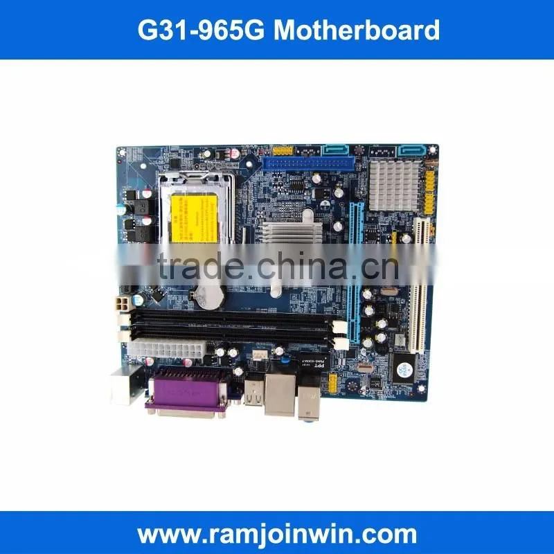 Graphics Media Accelerator X3000 dual channel 965 scrap motherboard and cpu