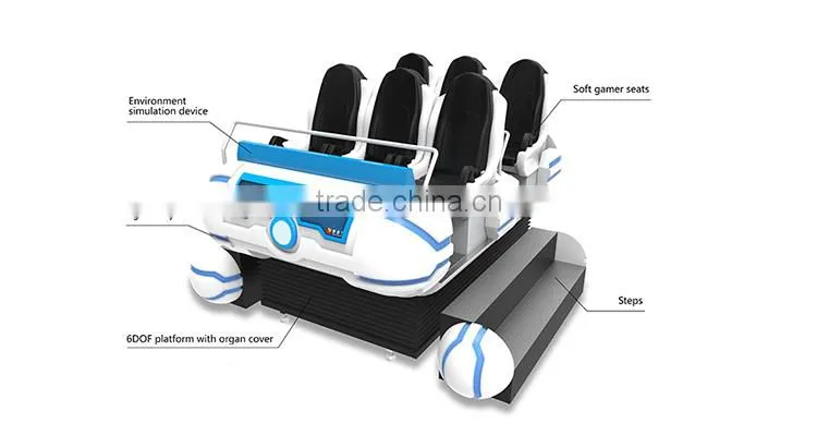 Immersive Simulator Cinema 9D VR 12 Theater with special effect