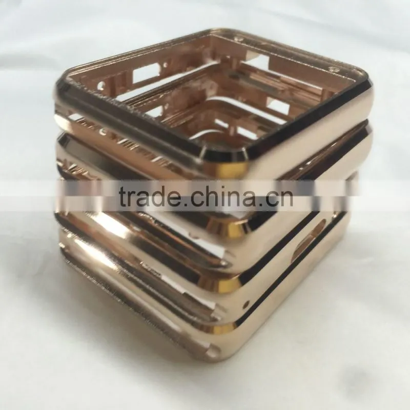 Apple watches border electroplating processing gold metal parts die casting finishing