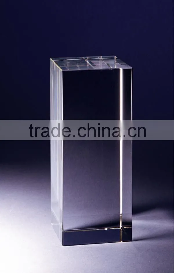 2016 Hot sale crystal blank cube for custom design