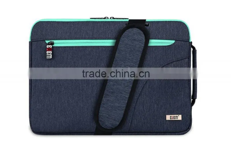 Fashionable 15 inch BUBM Nylon BULE Laptop Shoulder Bags For Business