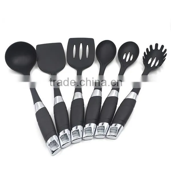 2016 best selling FDA LFGB Grade Accessory Cooking Nylon slotted spoon
