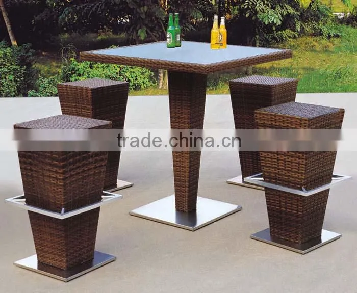 Outdoor Waterproof Garden Rattan Sleeper Sofas Set