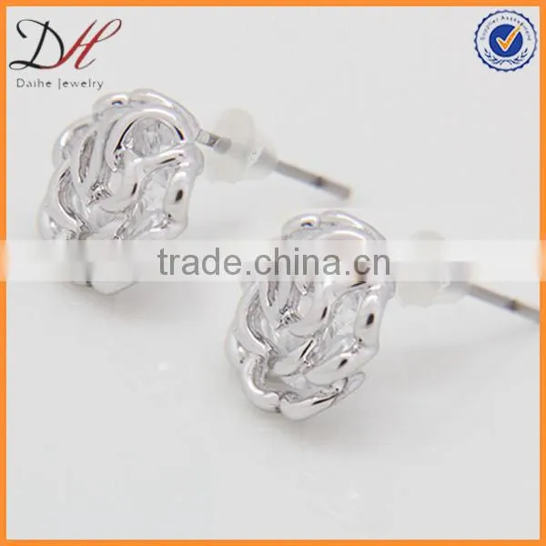 daihe copper shining invisible earrings