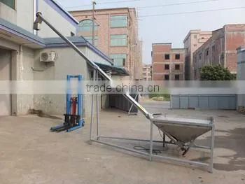 Industrial hopper screw conveyor