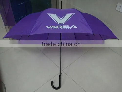 27" cheap promotional auto open straight golf umbrella