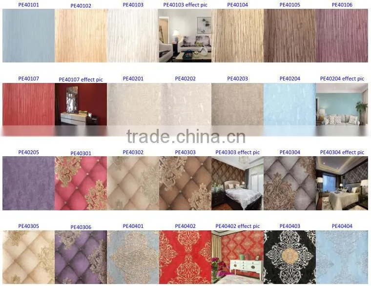 red Chinese wallpaper/decorative plastic wallpaper/wallpaper suppliers china