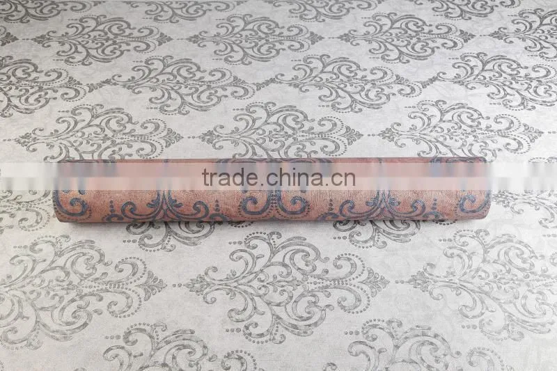 Eco-friendly pvc wallpapers for home decoration