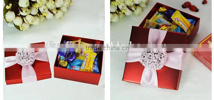 Wholesale ivory wedding favour boxes Pink favour boxes