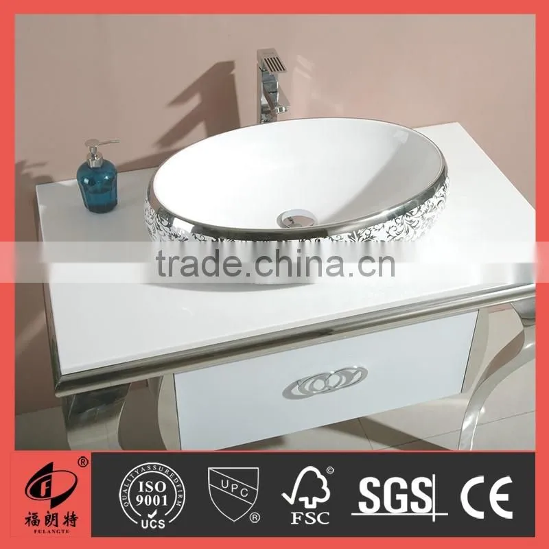 Stainless steel bathroom vanity set T-6641
