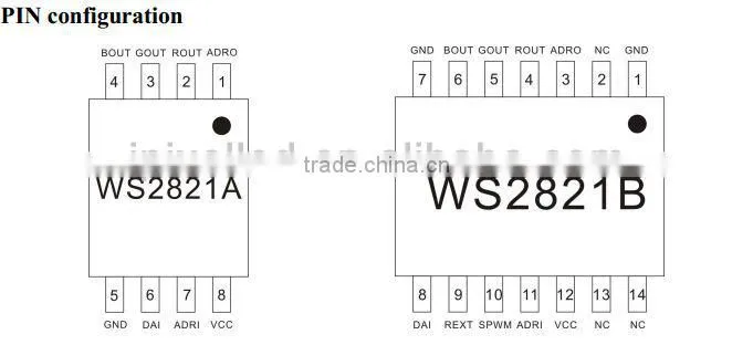 WS2821 ic chip