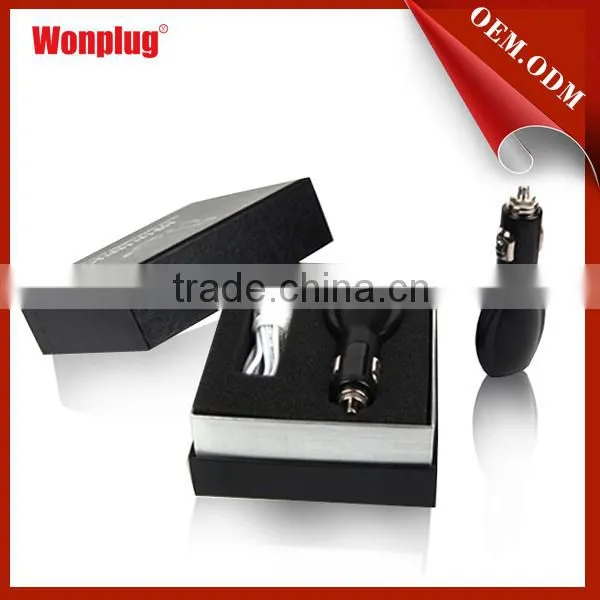Guangzhou wonplug car charger adapter 5V 2A output with single USB port